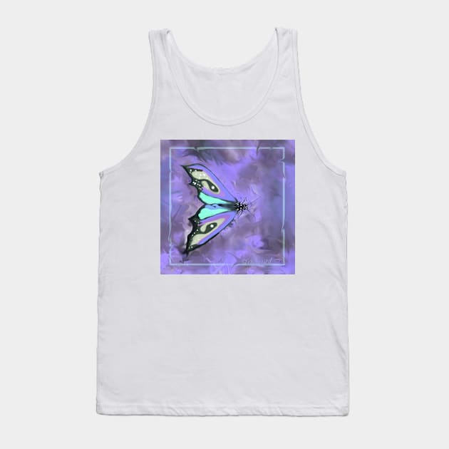 Purple butterfly Tank Top by Stufnthat